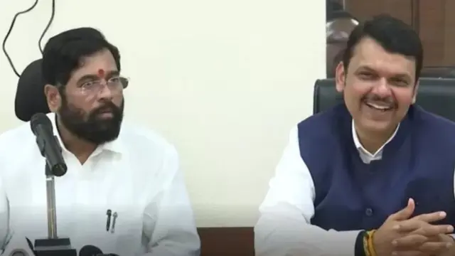 मुख्यमंत्री एकनाथ शिंदे, देवेंद्र फडणवीस, शिवसेना