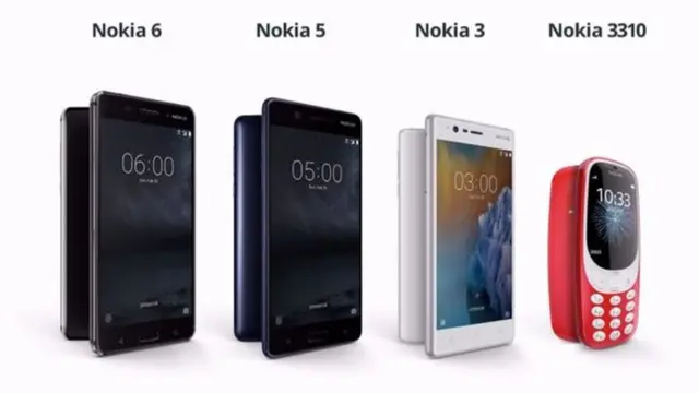 Modelos lançados pela Nokia