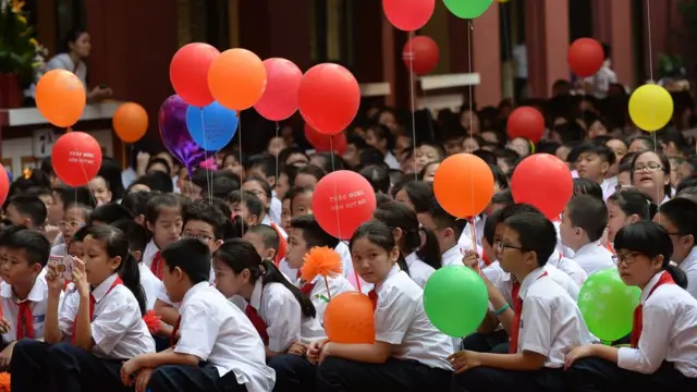 นักเรียนในเวียดนาม