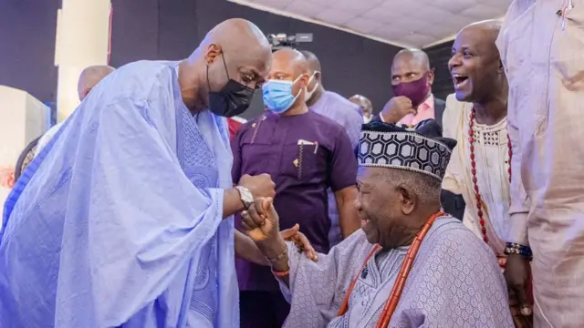 Seyi Makinde n ki Olubadan ana