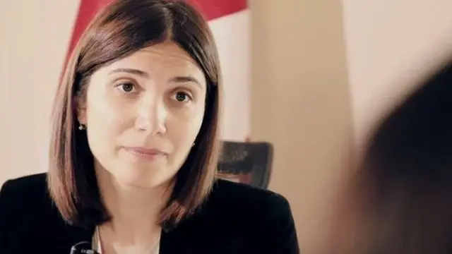 Nino Javakhadze, viceministra del Interior de Georgia.