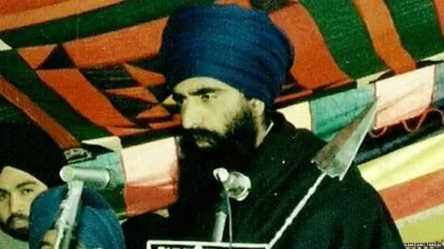 குருபச்சன் சிங் கொலைக்காக கைது செய்யப்பட்ட ஜர்னைல் சிங் பிந்த்ரன்வாலே.