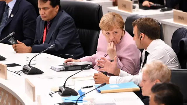 Меркель и Макрону было о чем поговорить на саммите G20 в Осаке