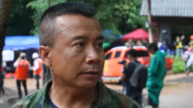 Picture of Commander Abhakut Kongkaew, of Thai Special Naval Warfare