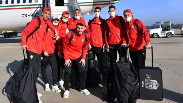 Morocco arrive Cameroon