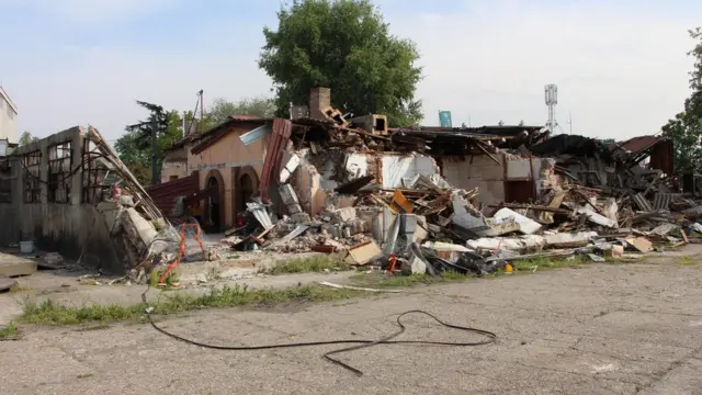 Srušeni objekti u Savamali