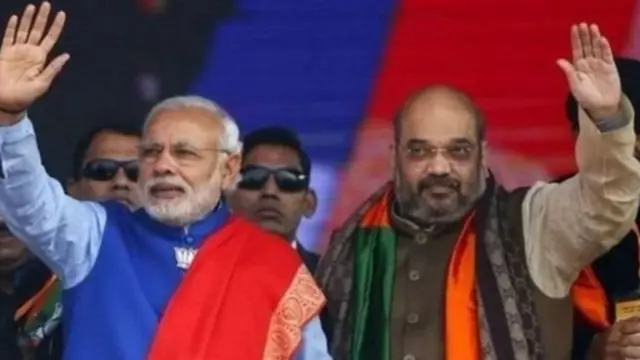 નરેન્દ્ર મોદી અને અમિત શાહ