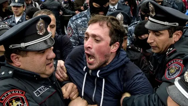 تظاهرات ارمنستان