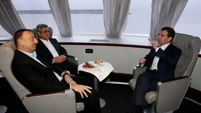 Алиев, Саргсян и Медведев