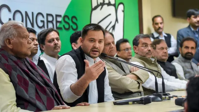 तेजस्वी यादव, जीतन मांझी, शरद यादव, अहमद पटेल, उपेंद्र कुशवाहा, शक्ति सिंह गोहिल