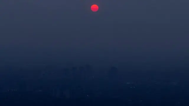 Image shows Toronto on Tuesday