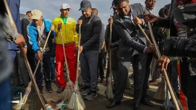 Ra'isal wasaaraha Itoobiya Dr Abiy Axmed ayaa maanta ka qayb qaatay olola nadaafadeed