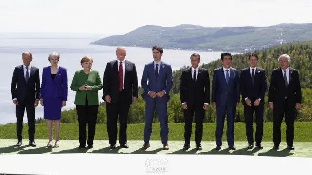 G7 ülkeleri liderleri
