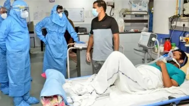 గోవా ఆస్పత్రిలో రోగులు