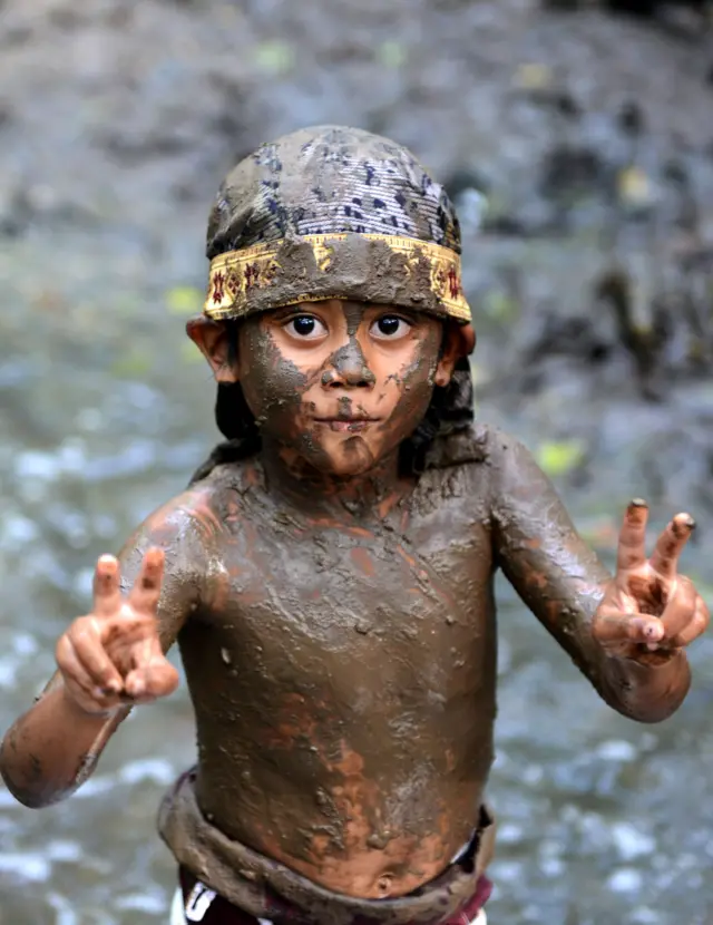 เด็กชาวเกาะบาหลี