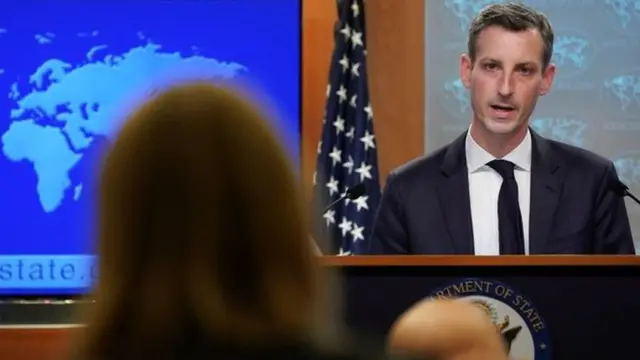 Ned Price afhayeenka wasaaradda arrimaha dibedda