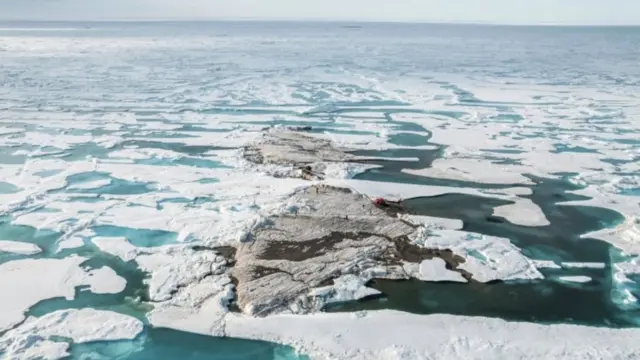 Nueva isla en Groenlandia
