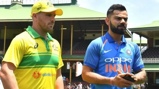 એરોન ફિંચ અને વિરાટ કોહલી