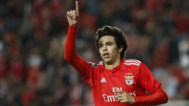 Felix alishinda taji la ligi na Benfica msimu uliopita