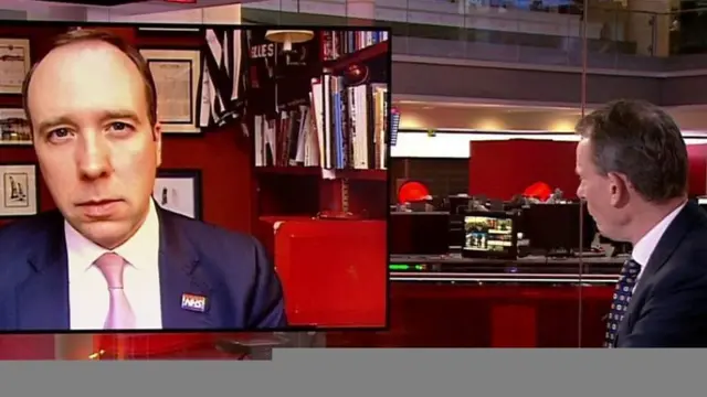 مات هانكوك وزير الصحة البريطاني