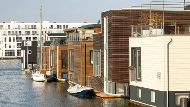 Ijburg, a suburb of Amsterdam,