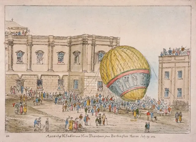 Balãobest canadian online casino bonusesar quente no pátio da Burlington House, Piccadilly, Westminster, Londres, 1814. Artista: James Gillray