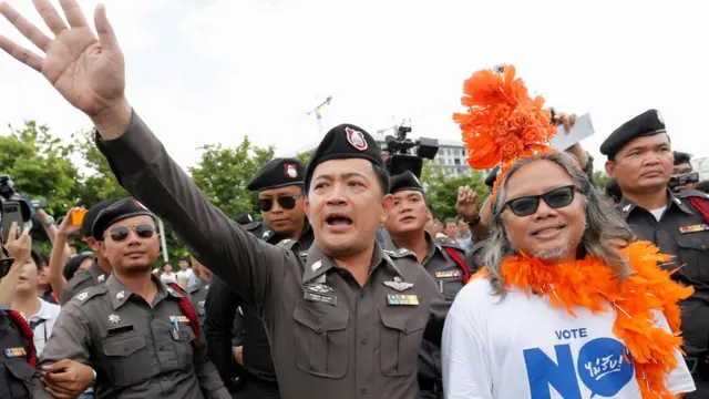 Tayland'da protesto