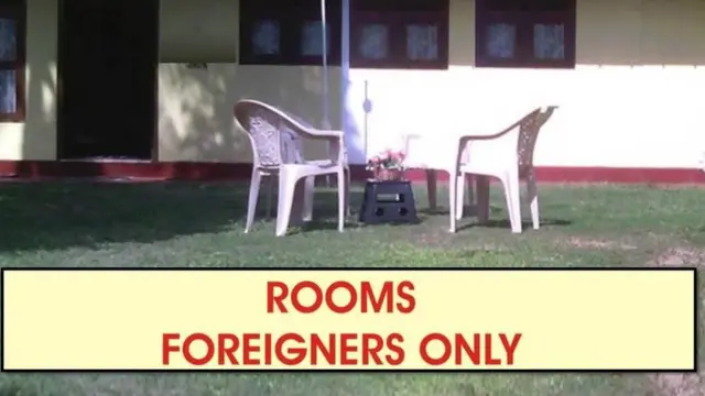 විදේශිකයන්ට පමණක් සීමා වූ හෝටලයක්