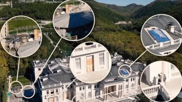 Video ông Navalny tung ra cho thấy nhiều chỗ trong Cung điện đã phải sửa lại vì hỏng hóc, xuống cấp