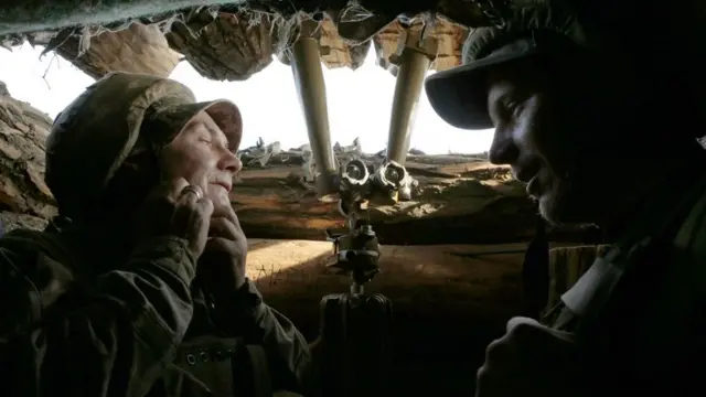 Бійці на фронті