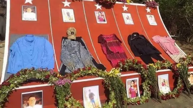 ရုပ်အလောင်းတွေပြန်ရပြီးနောက် ဂုဏ်ပြုအုတ်ဂူပြုလုပ်ပေးကြ