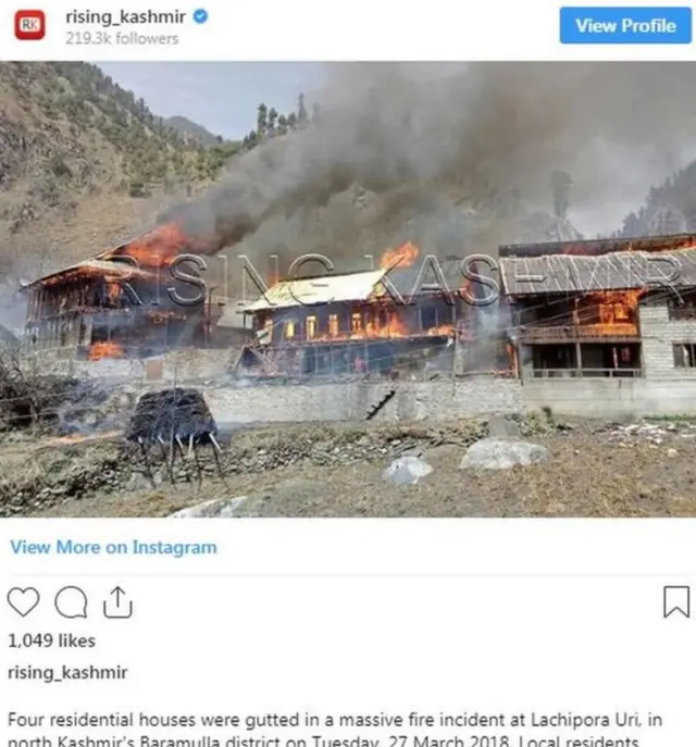 રાઈઝિંગ કાશ્મીરની પોસ્ટ