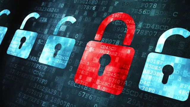 Symbol showing locks