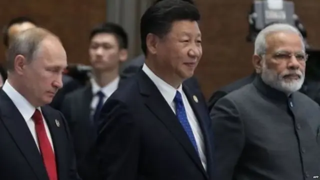 रूस, भारत और चीन