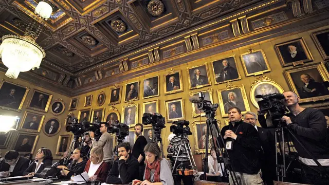 Зал Шведской королевской академии наук