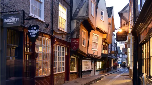 Средневековая улица в Йорке