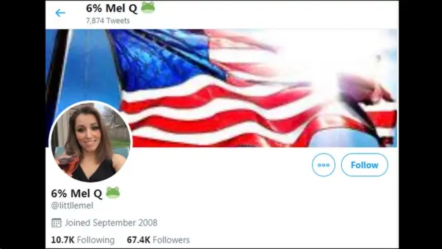 حساب ميل كيو ينشر نظريات المؤامرة التي تروجها جماعة كيو أنان