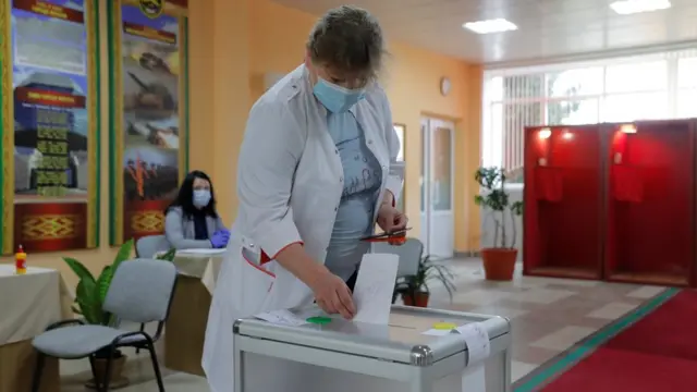 Голосование в Минске