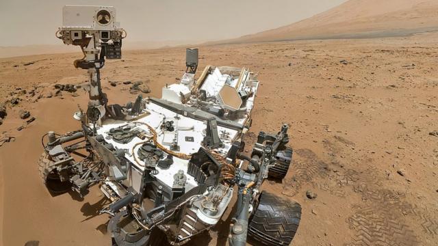 "Кьюриосити" на поверхности Марса