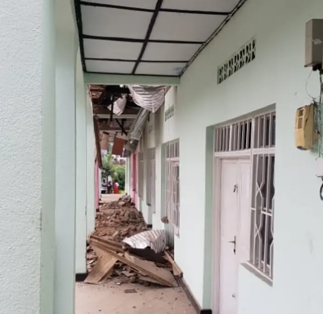 Inzu yo mu mujyi wa Gisenyi yasenyutse kubera umutingito