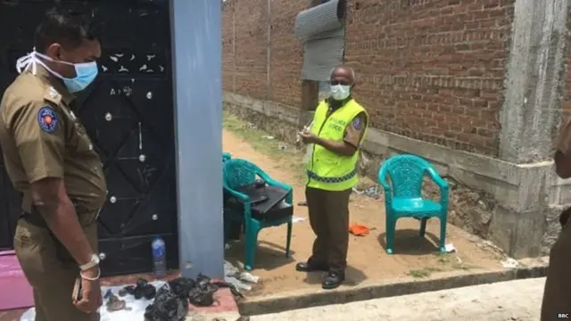 The safe house was discovered after local people alerted police