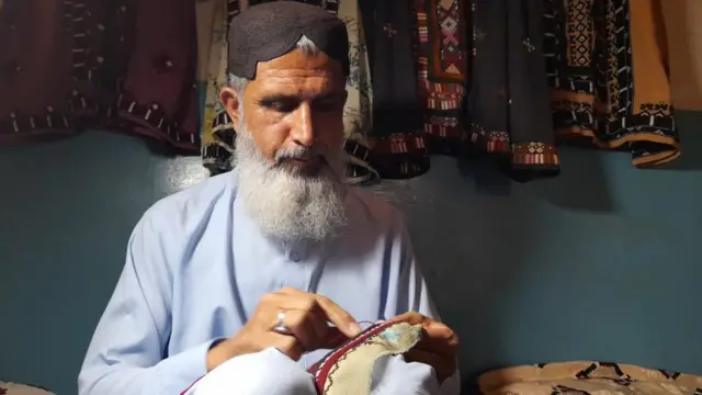 حفیظ اللہ، کوئٹہ، کشیدہ کاری، بلوچستان