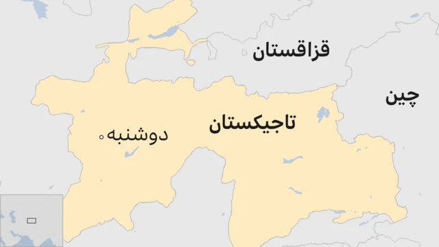 نقشه تاجیکستان