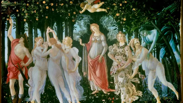 Quadro "A Primavera",bet365 com cSandro Botticelli, na Galeria Uffizi,bet365 com cFlorença