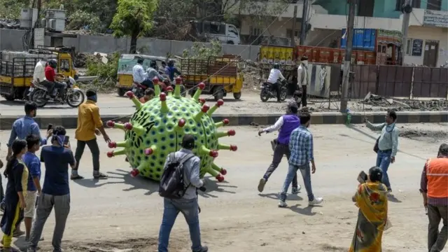 हैदराबाद में कोरोना कार