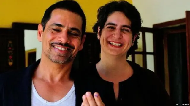 रॉबर्ट वाड्रा, प्रियंका गांधी