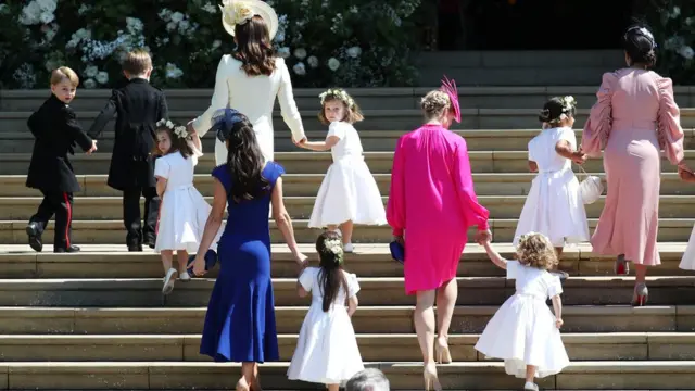 Подружки невесты и пажи на свадьбе