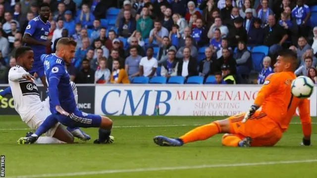 Ryan Sessegnon scores for Fulham against Cardiff