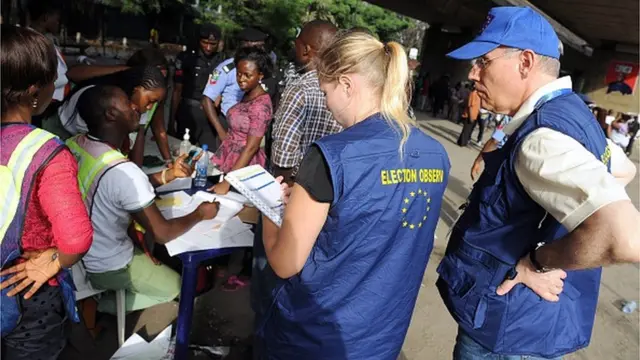 Awọn oyinbo alawọ funfun to n tọpinpin ibo 2015