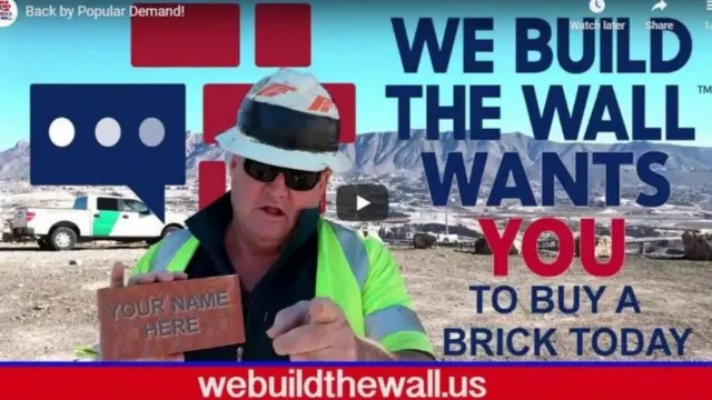 حثت حملة "نبني الجدار" المتبرعين على المشاركة وتمويل البناء